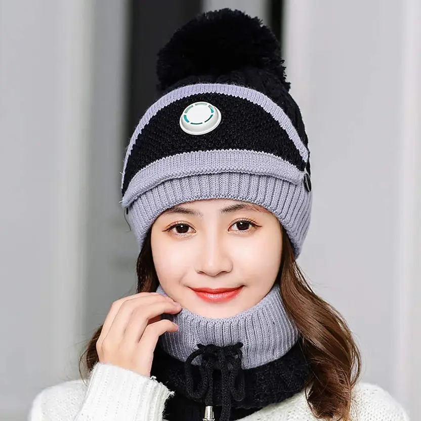 free-women-s-girl-s-pom-pom-hat-neck-warmer-mouth-mask-thick-original-imag9ge3sc5pjeh2